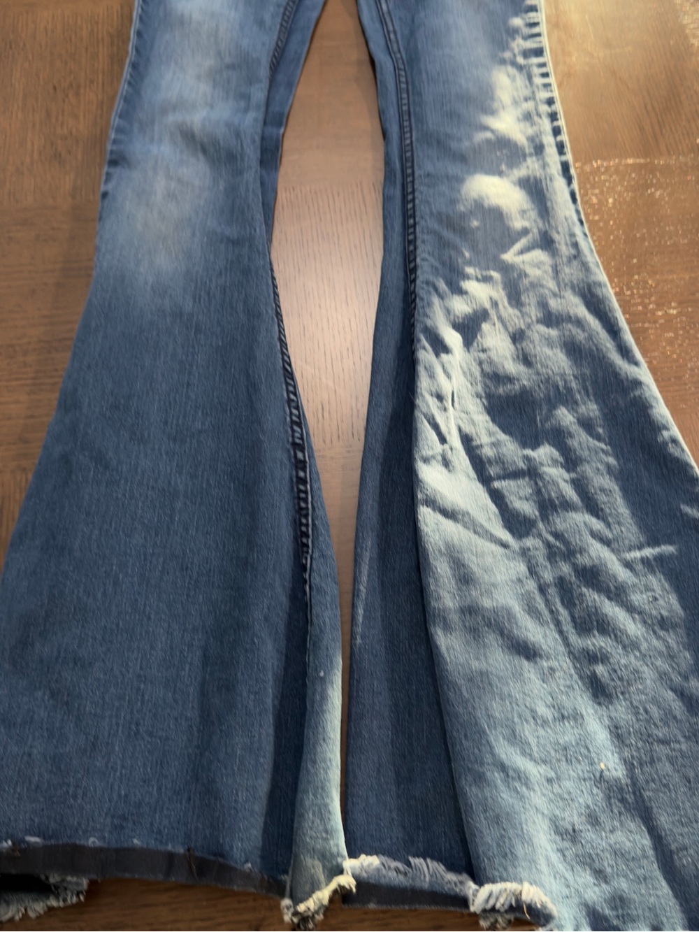 Free People We The Free Just Float On Flare Jeans 24 Bell Bottom Blue sku 34 - Picture 11 of 12